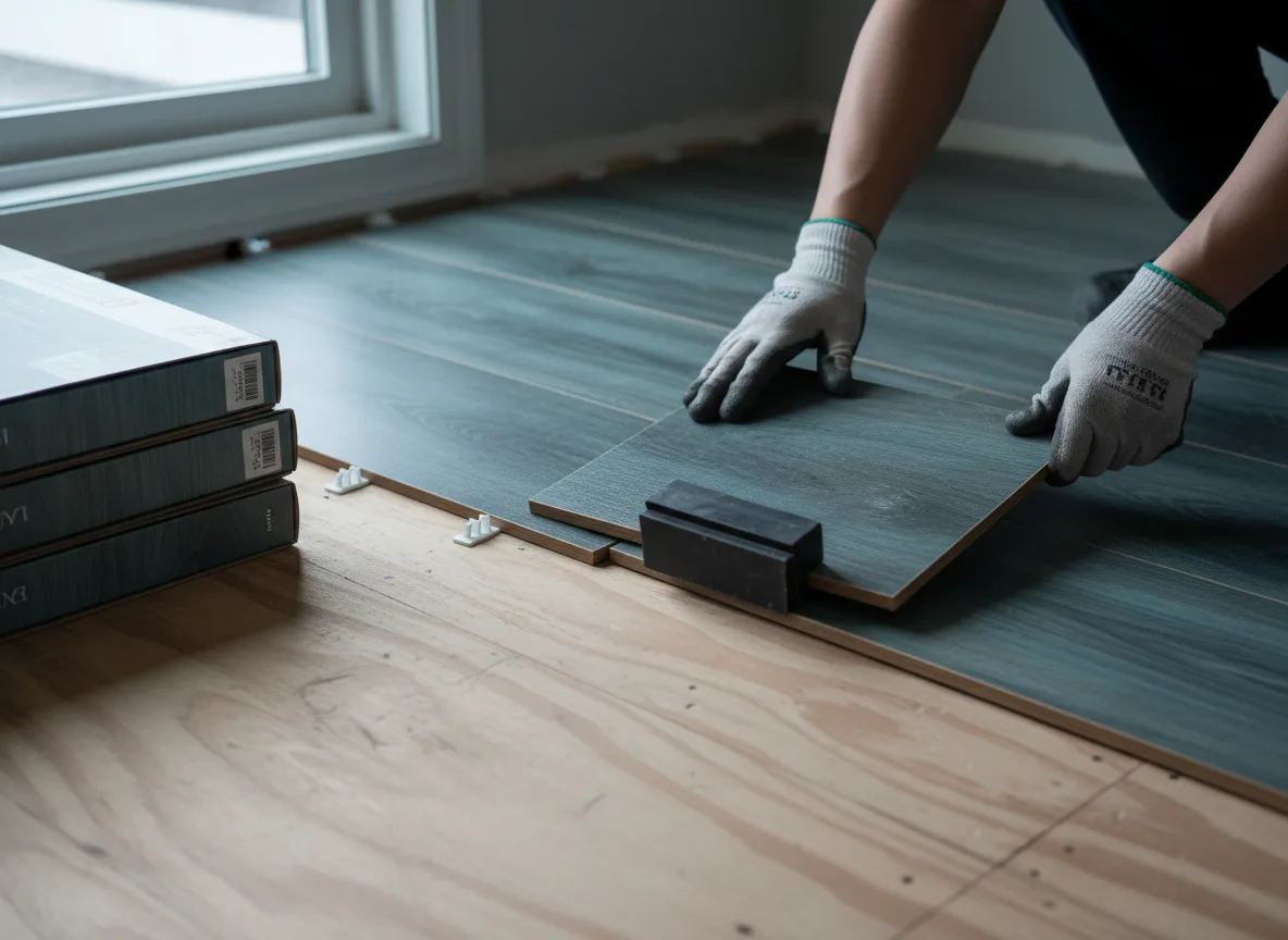 Luxury Vinyl Plank Installation company in Bleiblerville, TX